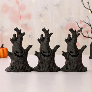 Halloween Ghost Tree LED Glow Ghost Lights hand-held cute ghost pendant Lamp Horrific Atmosphere Decoration Party Supplies