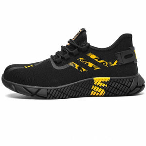 Men Work Sneakers Safety Shoes Construction Steel Toe Work Shoes