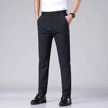 Load image into Gallery viewer, Men Thin Business Stretch Slim Chino Pants