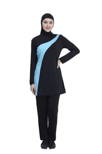 New Muslim Full Cover Beach Swimwear Hijab Swimsuit Burkinis