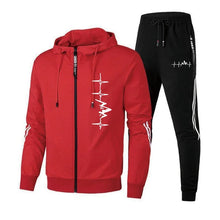 Load image into Gallery viewer, Men&#39;s high quality sports zipper hoodie + Pants