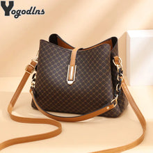 Load image into Gallery viewer, Women Bucket Crossbody Bag Vintage Tassel Designer Messenger Bag
