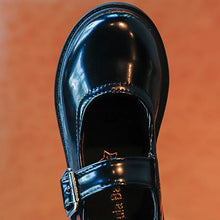 Load image into Gallery viewer, Girls Leather Fashion Princess Soft Sole Fashion School Shoes