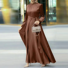 Load image into Gallery viewer, Muslim Maxi Dresses for Women Arabian Abayas for Women