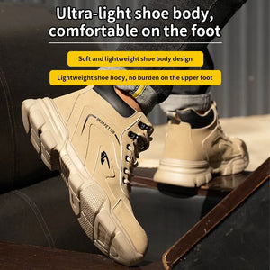 Men Work Safety Anti-smash Anti-stab Work Shoes