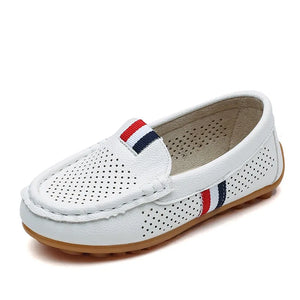 Boys Leather Flats Slip-on Loafers Soft Classic Fashion Toddlers Shoes