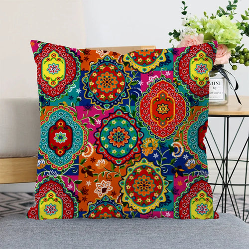 Mexican Style 60x60 Pillow Cover 45x45 Ornamental Pillows for Decoration Pillowcase 45*45 Pillow Covers Decorative Sofa Cushions
