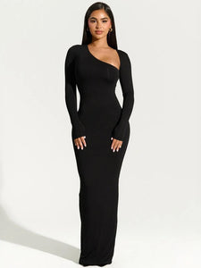 Black Evening Party Dress Women