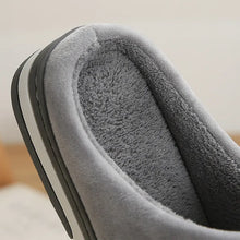 Load image into Gallery viewer, Men Indoor Home Non Slip Versatile Plush Cotton Slippers
