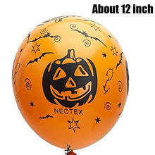 Load image into Gallery viewer, 30/10Pcs Scary Halloween Balloons Kids Toys Pumpkin Skeleton Ghost Bar Party Decor Balloon Halloween Black Orange Latex Balloon
