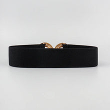 Load image into Gallery viewer, Women Simple Waist Elastic Ladies Band Round Buckle Belt