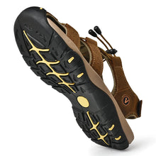 Load image into Gallery viewer, Men Genuine Leather Outdoor Sandals