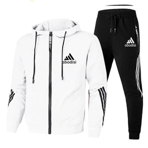Athleisure Men's Sweatshirt & Zip Sweatshirt Set