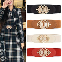 Load image into Gallery viewer, Women&#39;s Fashionable Golden Imitation Gemstone Shape Belt
