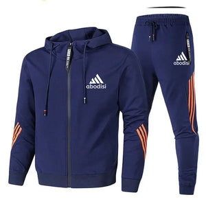 Athleisure Men's Sweatshirt & Zip Sweatshirt Set