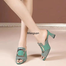 Load image into Gallery viewer, Women&#39;s Elegant Slippers High Heel Shoes