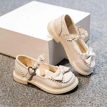 Load image into Gallery viewer, Girl Leather Shoes Mary Jane Fashion Autumn Party Wedding Shoes
