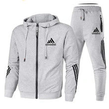 Load image into Gallery viewer, Athleisure Men&#39;s Sweatshirt &amp; Zip Sweatshirt Set