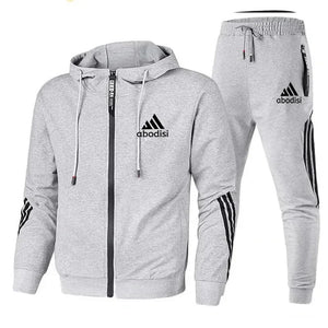 Athleisure Men's Sweatshirt & Zip Sweatshirt Set