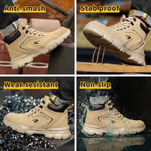 Load image into Gallery viewer, Men Work Safety Anti-smash Anti-stab Work Shoes