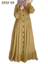 Load image into Gallery viewer, Muslim Long Kimono Hijab Dress for Women
