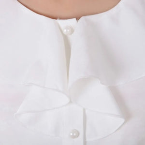 Womens Chiffon Short Sleeve Blouse Shirt