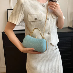 Women Elegant Crystal Bridal Wedding Clutch Bags