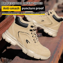 Load image into Gallery viewer, Men Work Safety Anti-smash Anti-stab Work Shoes