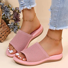Load image into Gallery viewer, Women Elastic Force Summer Flat Slipper