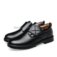 Load image into Gallery viewer, Boy Dress School British Style Wedding Slip-on Leather Shoes