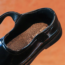 Load image into Gallery viewer, Girls Leather Fashion Princess Soft Sole Fashion School Shoes