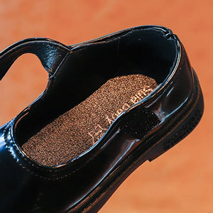 Girls Leather Fashion Princess Soft Sole Fashion School Shoes