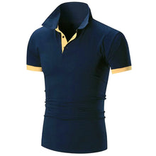 Load image into Gallery viewer, Mens  Summer Shorts Sleeve Polo Tee Shirt