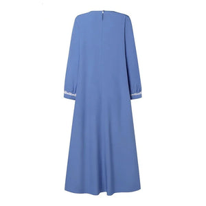 Women's Long Sleeve Lace Robe, Ramadan, Islamic, Arab, Muslima Dress