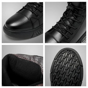 Men's Motorcycle Comfortable Platform Boots