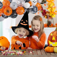 Load image into Gallery viewer, 30/10Pcs Scary Halloween Balloons Kids Toys Pumpkin Skeleton Ghost Bar Party Decor Balloon Halloween Black Orange Latex Balloon