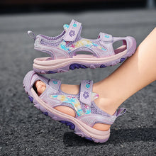 Load image into Gallery viewer, Girls Hollow Fashion Soft Bottom Anti-Collision Sports Shoes