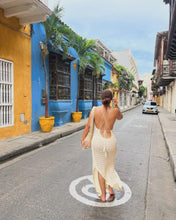 Load image into Gallery viewer, Sexy Knit Cut Out Tassel Spaghetti Strap Bodycon Beach Maxi Dress Summer Women&#39;s Holiday Club Party Outfit Swimsuit Cover Up K10