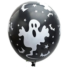 Load image into Gallery viewer, 30/10Pcs Scary Halloween Balloons Kids Toys Pumpkin Skeleton Ghost Bar Party Decor Balloon Halloween Black Orange Latex Balloon