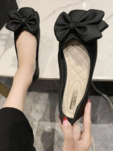 Load image into Gallery viewer, New Fashion Pumps  Soft Casual Women Sneakers 2024 Fashion Women Low Heel Square Toe Bow Solid Color Ladies Flat Shoes