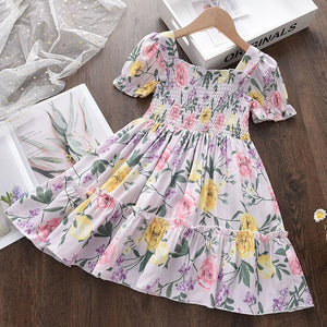 Girls Wedding Fashion Party Dresses Starry Sequins Outfits Gown