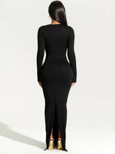 Load image into Gallery viewer, Black Evening Party Dress Women
