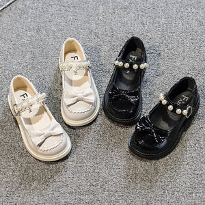 Girl Leather Shoes Mary Jane Fashion Autumn Party Wedding Shoes