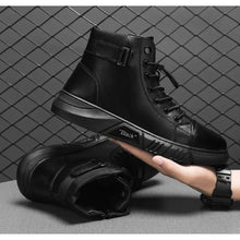 Load image into Gallery viewer, Men&#39;s Motorcycle Comfortable Platform Boots