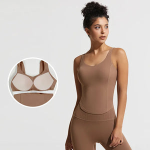 Women V Neck Fitness Workout Tank Tops