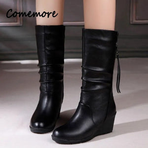 Women Thick-soled Short Boots