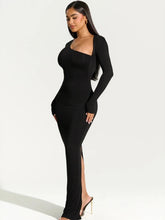 Load image into Gallery viewer, Black Evening Party Dress Women
