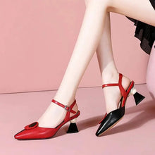 Load image into Gallery viewer, Women High Quality Comfort European Square Heel Shoes